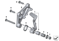 Goto diagram: BMW Classic Motorbike Model R 1200 S (0366,0396)( USA ), Category 35.21 Brake pedal :: Diagram: 35_0345