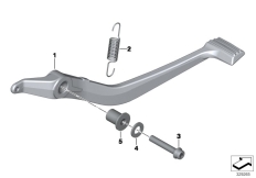 Goto diagram: BMW Classic Motorbike Model K 1600 GTL Excl. (0603, 0613)( USA ), Category 35.21 footbrake lever with linkage frame :: Diagram: 35_0351