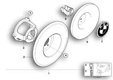 Goto diagram: BMW Classic Motorbike Model R 1200 C Indep. 00 (0405,0433)( ECE ), Category 36.31 Wheel caps :: Diagram: 36_0627