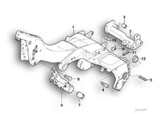 Goto diagram: BMW Classic Motorbike Model K 1200 RS 01 (0547,0557)( ECE ), Category 46.51 Frame :: Diagram: 46_0003