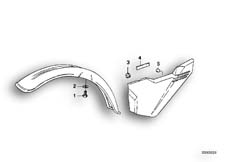 Goto diagram: BMW Classic Motorbike Model R 65 GS( ECE ), Category 46.25 FRONT MUDGUARD MOUNTING PARTS :: Diagram: 46_0023