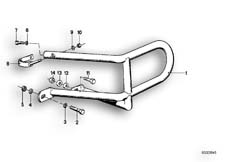 Goto diagram: BMW Classic Motorbike Model R45T/N( ECE ), Category 46.70 MOUNTING PARTS F REAR PROTECTION BAR :: Diagram: 46_0042