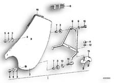 Goto diagram: BMW Classic Motorbike Model R 60 /7( USA ), Category 46.55 Windscreen :: Diagram: 46_0095