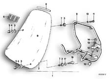 Goto diagram: BMW Classic Motorbike Model R 80 ST( ECE ), Category 46.55 Windscreen :: Diagram: 46_0123