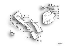 Goto diagram: BMW Classic Motorbike Model K 1 (0525,0535)( ECE ), Category 46.50 COVERING/KNEE PADDING/TOOL BOX :: Diagram: 46_0142