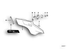 Goto diagram: BMW Classic Motorbike Model K 1100 LT (0526, 0536)( ECE ), Category 46.63 Battery cover :: Diagram: 46_0214