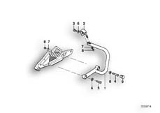 Goto diagram: BMW Classic Motorbike Model K 75 RT (0565,0573)( ECE ), Category 46.70 MOUNTING PARTS F REAR PROTECTION BAR :: Diagram: 46_0219