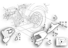 Goto diagram: BMW Classic Motorbike Model R 850 C 99 (0421)( ECE ), Category 46.63 Cover :: Diagram: 46_0402