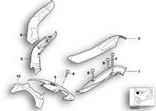 Goto diagram: BMW Classic Motorbike Model K 1200 LT 99 (0545,0555)( ECE ), Category 46.63 cover, handlebars :: Diagram: 46_0424