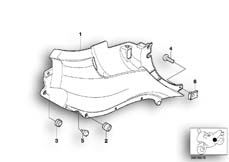 Goto diagram: BMW Classic Motorbike Model K 1200 LT 04 (0549,0559)( USA ), Category 46.63 Battery cover :: Diagram: 46_0425