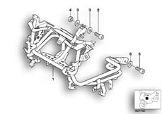 Goto diagram: BMW Classic Motorbike Model R 1100 S 98 (0422,0432)( ECE ), Category 46.63 FAIRING BRACKET :: Diagram: 46_0433