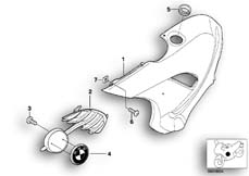 Goto diagram: BMW Classic Motorbike Model F 650 GS 00 (0172,0182)( USA ), Category 46.63 Fairing side section :: Diagram: 46_0609