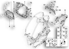 Goto diagram: BMW Classic Motorbike Model C1 (0191)( ECE ), Category 46.51 Frame :: Diagram: 46_0627