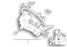 Goto diagram: BMW Classic Motorbike Model F 650 GS Dakar 00 (0173,0183)( USA ), Category 46.63 Bracket f cockpit trim panel :: Diagram: 46_0630
