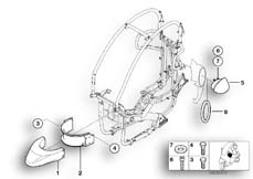 Goto diagram: BMW Classic Motorbike Model C1 200 (0192)( ECE ), Category 46.70 Crash element :: Diagram: 46_0641