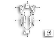 Goto diagram: BMW Classic Motorbike Model C1 (0191)( ECE ), Category 46.75 Sticker, Family's Friend I and III :: Diagram: 46_0659