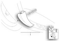 Goto diagram: BMW Classic Motorbike Model C1 200 (0192)( ECE ), Category 46.70 Edge guard, sill :: Diagram: 46_0683