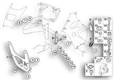 Goto diagram: BMW Classic Motorbike Model C1 (0191)( ECE ), Category 46.63 Trim panel parts - mounting parts :: Diagram: 46_0691