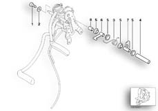 Goto diagram: BMW Classic Motorbike Model C1 (0191)( ECE ), Category 46.52 Knee lever mechanism - locking device :: Diagram: 46_0707