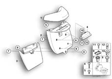 Goto diagram: BMW Classic Motorbike Model F 650 CS 04 (0177,0187)( USA ), Category 46.62 Licence plate holder :: Diagram: 46_0733