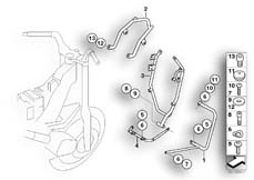 Goto diagram: BMW Classic Motorbike Model R 850 R 02 (0428)( ECE ), Category 46.70 Front safety bar :: Diagram: 46_0894