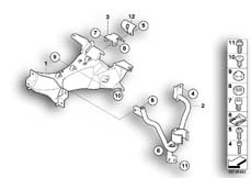 Goto diagram: BMW Classic Motorbike Model R 1200 ST (0328,0338)( USA ), Category 46.63 FAIRING BRACKET :: Diagram: 46_0936