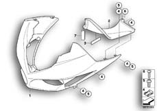 Goto diagram: BMW Classic Motorbike Model R 1200 ST (0328,0338)( ECE ), Category 46.63 Trim panel, upper part :: Diagram: 46_0937