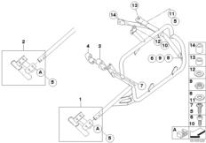 Goto diagram: BMW Classic Motorbike Model R 1200 GS Adve. 08 (0380,0390)( USA ), Category 46.54 CASE HOLDER/MOUNTING PARTS :: Diagram: 46_1007