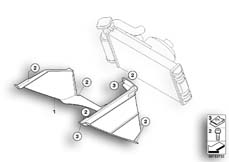 Goto diagram: BMW Classic Motorbike Model F 800 ST (0234,0244)( ECE ), Category 46.63 FRONT AIR DUCT :: Diagram: 46_1057