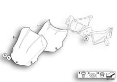 Goto diagram: BMW Classic Motorbike Model F 800 ST (0234,0244)( ECE ), Category 46.63 Windscreen :: Diagram: 46_1058