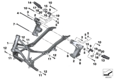 Goto diagram: BMW Classic Motorbike Model C 650 Sport 16 (0C04, 0C14)( ECE ), Category 46.51 Main frame :: Diagram: 46_1371