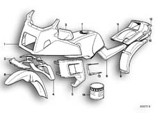Goto diagram: BMW Classic Motorbike Model K 100 RT 84 (0504,0505,0514)( USA ), Category 51.20 PAINTED PARTS 618 KARIBICBLAU :: Diagram: 51_0010