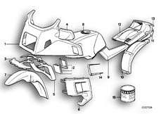 Goto diagram: BMW Classic Motorbike Model K 100 LT 87 (0506,0516)( USA ), Category 51.20 Painted parts 653 toskanagrün :: Diagram: 51_0065