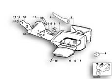 Goto diagram: BMW Classic Motorbike Model K 1100 RS (0522,0532)( USA ), Category 51.16 Mirror :: Diagram: 51_2652