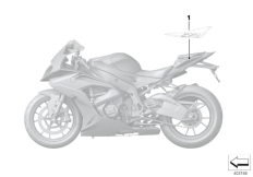 Goto diagram: BMW Classic Motorbike Model S 1000 RR 15 (0D90)( BRA ), Category 51.14 Sticker for rear side section :: Diagram: 51_2778