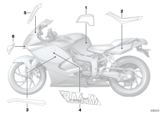 Goto diagram: BMW Classic Motorbike Model K 1300 S (0508,0509)( USA ), Category 51.14 Stick-on label :: Diagram: 51_2793