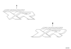 Goto diagram: BMW Classic Motorbike Model S 1000 XR (0D33)( THA ), Category 51.14 Lettering :: Diagram: 51_2842