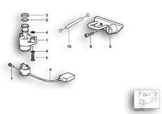 Goto diagram: BMW Classic Motorbike Model R 1150 R Rockster (0308,0318)( ECE ), Category 51.05 Ignition light switch/locking mechanism :: Diagram: 51_4434