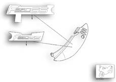 Goto diagram: BMW Classic Motorbike Model F 650 GS 00 (0172,0182)( ECE ), Category 51.05 Sticker for rear side section :: Diagram: 51_5083
