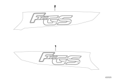 Goto diagram: BMW Classic Motorbike Model F 700 GS 17 (0B06, 0B16)( ECE ), Category 51.14 Lettering :: Diagram: 51_8956