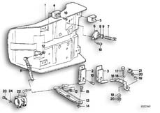 Goto diagram: BMW Classic Motorbike Model K 75 85 (0562,0571)( ECE ), Category 52.05 Bench seat, officials utility :: Diagram: 52S1013