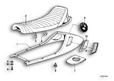 Goto diagram: BMW Classic Motorbike Model R 100 RS( USA ), Category 52.05 Single seat :: Diagram: 52_1000