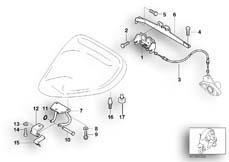 Goto diagram: BMW Classic Motorbike Model C1 200 (0192)( ECE ), Category 52.53 Mount.parts, locking mech.driver's seat :: Diagram: 52_2721