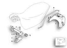 Goto diagram: BMW Classic Motorbike Model R 1150 GS Adv. 01 (0441,0492)( ECE ), Category 52.53 Mounting parts for seat bench :: Diagram: 52_2979