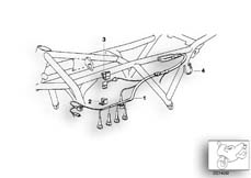 Goto diagram: BMW Classic Motorbike Model K 100 RS 83 (0502,0503,0513)( USA ), Category 61.05 Engine wiring harness :: Diagram: 61S1080