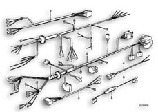 Goto diagram: BMW Classic Motorbike Model R 100 /T( USA ), Category 61.05 Wiring harness :: Diagram: 61_0228