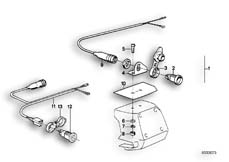 Goto diagram: BMW Classic Motorbike Model K 100 LT 87 (0506,0516)( ECE ), Category 61.30 Retrofit kit, socket :: Diagram: 61_0240