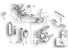 Goto diagram: BMW Classic Motorbike Model C1 200 (0192)( ECE ), Category 61.11 Wiring harness, E-Box :: Diagram: 61_1415