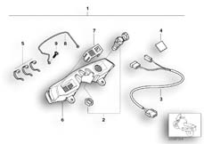 Goto diagram: BMW Classic Motorbike Model F 650 CS 02 (0174,0184)( ECE ), Category 61.34 Retrofit kit, socket :: Diagram: 61_1590
