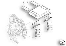 Goto diagram: BMW Classic Motorbike Model R 850 C 99 (0421)( ECE ), Category 61.11 Cover, electrical box/attachment parts :: Diagram: 61_1641